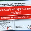 Keine Abstimmungsunterlagen erhalten?